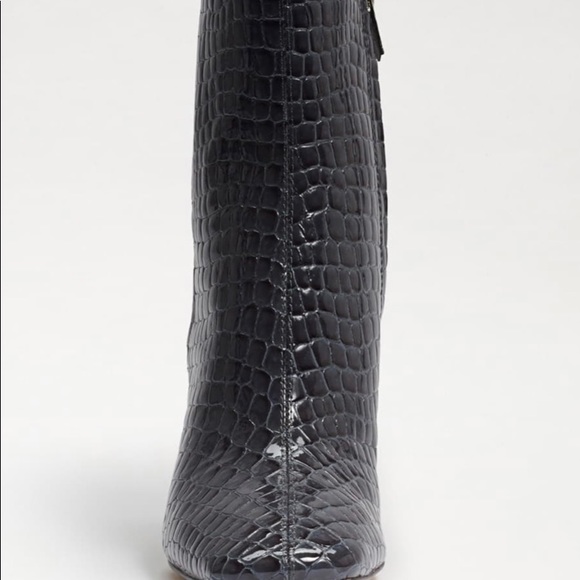 - NIB Sam Edelman CODIE ANKLE BOOTIE size 7.5 . COLOR: Graphite Blue Croc - Picture 8 of 8